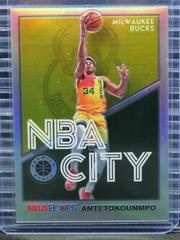 Giannis Antetokounmpo [Holo] Basketball Cards 2019 Panini Hoops Premium Stock NBA City Prices