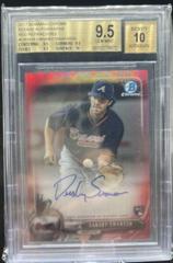 Dansby Swanson [Chrome Red Refractor] #CRA-DS Baseball Cards 2017 Bowman Rookie Autographs Prices