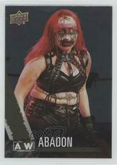 Abadon [Rainbow Foil] Wrestling Cards 2021 Upper Deck AEW Prices