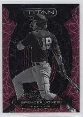 Spencer Jones [Pink Velocity] #9 Baseball Cards 2023 Panini Chronicles Titan Prices