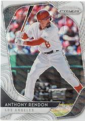 Anthony Rendon [White Wave Prizm] #1 Baseball Cards 2020 Panini Prizm Prices