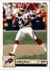 Andre Reed #570 Football Cards 1992 Upper Deck Prices