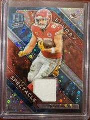 Travis Kelce [Blue Neon] #2 Football Cards 2023 Panini Spectra Sunday Spectacle Prices