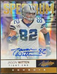 Jason Witten [Spectrum Gold Autograph] #85 Football Cards 2012 Panini Absolute Prices