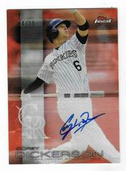 Corey Dickerson [Red Refractor] Baseball Cards 2016 Topps Finest Autographs Prices