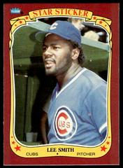 Lee Smith Baseball Cards 1986 Fleer Star Stickers Prices