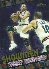 Shareef Abdur-Rahim #54 Basketball Cards 2000 Finest Showmen Prices