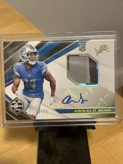 Amon Ra St. Brown [Patch Autograph Gold Spotlight] #128 Football Cards 2021 Panini Limited Prices