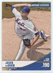 Jacob deGrom [Gold] #SS-23 Baseball Cards 2022 Topps Significant Statistics Prices