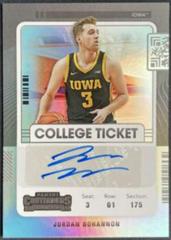 Jordan Bohannon #CT-JBO Basketball Cards 2022 Panini Chronicles Draft Picks Contenders College Ticket Autograph Prices