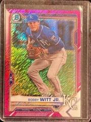 Bobby Witt Jr. [Fuchsia Shimmer Refractor] Baseball Cards 2021 Bowman Chrome Prospects Prices