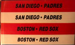 Padres Red Sox Baseball Cards 1987 Fleer Team Stickers Prices