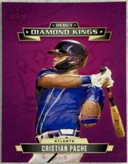 Cristian Pache #DDK-AB Baseball Cards 2021 Panini Diamond Kings Debut Prices