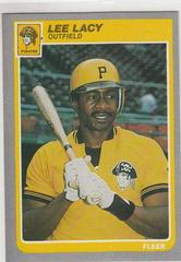 Lee Lacy #467 Baseball Cards 1985 Fleer Prices