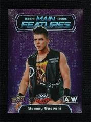 Sammy Guevara [Purple] Wrestling Cards 2022 Upper Deck AEW Main Features Prices