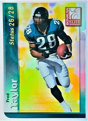 Fred Taylor [Status] #128 Football Cards 1999 Panini Donruss Elite Prices
