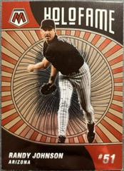 Randy Johnson #HF-3 Baseball Cards 2022 Panini Mosaic Holofame Prices