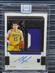Austin Reaves [Purple] #RJ-ARV Basketball Cards 2021 Panini One and One Rookie Jersey Autographs Prices
