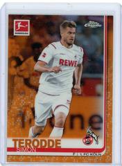 Simon Terodde [Orange Refractor] Soccer Cards 2019 Topps Chrome Bundesliga Prices