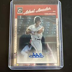 Adael Amador [Silver Stars] Baseball Cards 2023 Panini Donruss Optic Retro 1990 Signatures Prices