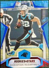 Christian McCaffrey [Red and Blue] #10 Football Cards 2019 Panini Rookies & Stars Prices