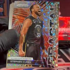 Stephen Curry [Fast Break] #1 Basketball Cards 2023 Panini Prizm Fractal Prices