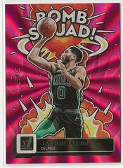 Jayson Tatum [Pink Laser] Basketball Cards 2022 Panini Donruss Bomb Squad Prices