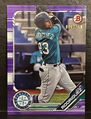 Julio Rodriguez [Purple] #BD-60 Baseball Cards 2019 Bowman Draft Prices
