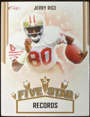 Jerry Rice #FS-4 Football Cards 2023 Sage Five Star Prices