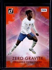 Eduardo Camavinga [Orange] Soccer Cards 2022 Panini Donruss Zero Gravity Prices