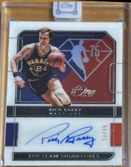 Rick Barry #75-RBY Basketball Cards 2021 Panini One and One 75th Team Signatures Prices