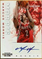 Marcus Morris [Autograph] Basketball Cards 2012 Panini Contenders Prices