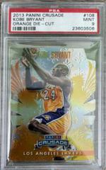 Kobe Bryant [Orange Die Cut] #108 Basketball Cards 2013 Panini Crusade Crusade Prices