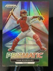 Ivan Rodriguez [Silver] #P2 Baseball Cards 2023 Panini Prizm Prizmatic Prices