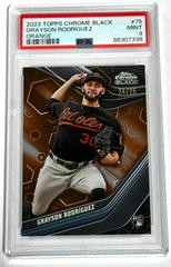 Grayson Rodriguez [Orange] #75 Baseball Cards 2023 Topps Chrome Black Prices