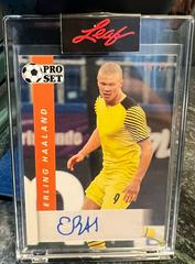 Erling Haaland [Orange] Soccer Cards 2022 Pro Set Autographs Prices