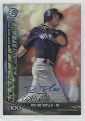 Dustin Fowler [Autograph] Baseball Cards 2017 Bowman Chrome Scouts' Updates Prices