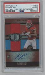 Rashee Rice [Ruby] #FDA-18 Football Cards 2023 Panini Legacy Futures Dual Patch Autographs Prices