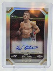 Brad Katona [Refractor] #CRA-BKA Ufc Cards 2024 Topps Chrome UFC Rookie Autograph Prices