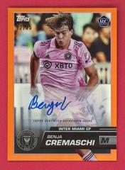 Benja Cremaschi [Autograph Orange] #112 Soccer Cards 2023 Topps MLS Prices