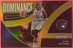 Maya Moore [Gold] #13 Basketball Cards 2022 Panini Prizm WNBA Dominance Prices