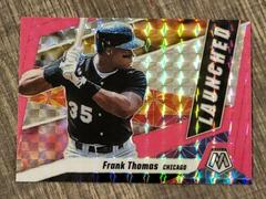 Frank Thomas [Pink Fluorescent] #L6 Baseball Cards 2021 Panini Mosaic Launched Prices