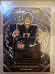 Tyson Bagent [Deep Sea Mojo Electric Etch] #154 Football Cards 2023 Panini Obsidian Prices