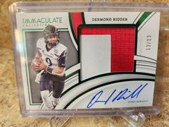 Desmond Ridder [Patch Autograph Emerald] #124 Football Cards 2022 Panini Immaculate Collection Prices