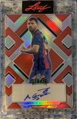 Sergio Aguero [Prismatic Red] Soccer Cards 2022 Leaf Metal Autographs Prices
