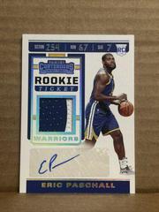 Eric Paschall [Autograph] #RTS-EPS Basketball Cards 2019 Panini Contenders Rookie Ticket Swatches Prices