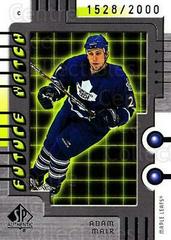 Adam Mair #117 Hockey Cards 1999 SP Authentic Prices