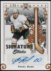 Pavel Bure [Bronze] Hockey Cards 2021 Leaf Lumber Signature Sticks Prices
