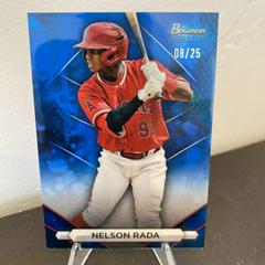 Nelson Rada [Blue] #BSP-54 Baseball Cards 2023 Bowman Sterling Prices
