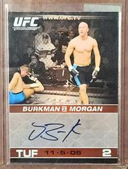 Josh Burkman #AJB Ufc Cards 2009 Topps UFC Round 1 Autographs Prices